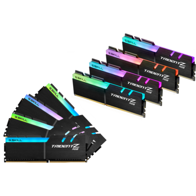 Memorie RAM G.Skill Trident Z RGB DDR4-3600MHz CL18-22-22-42 1.35V 256GB (8x32GB)