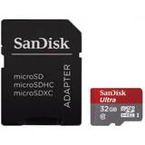 Card de Memorie SanDisk Micro SDHC 32GB Class 10 + Adaptor SD