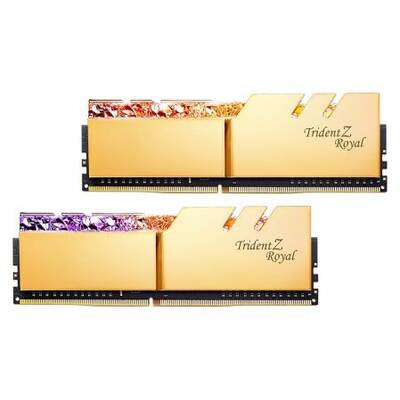 Memorie RAM G.Skill Trident Z Royal, DDR4-3200, CL14 - 64 GB Dual-Kit, Gold