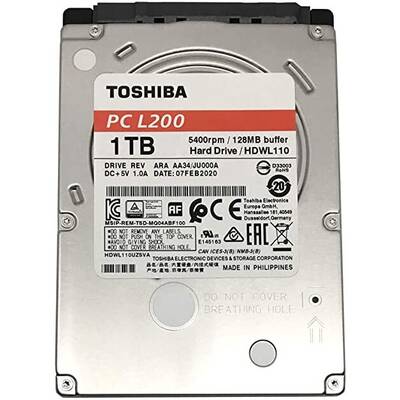 Hard Disk Laptop Toshiba L200 2,5 1TB SATA 5400RPM 128MB BULK