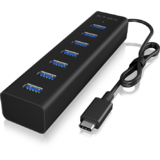 Hub USB RaidSonic ICY BOX USB-C 3.0 7-Port Black