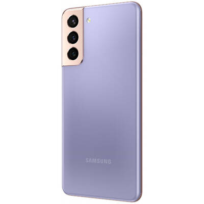 Smartphone Samsung Galaxy S21, 5G Edition, Octa Core, 256GB, 8GB RAM, Dual SIM, 4-Camere, Phantom Violet