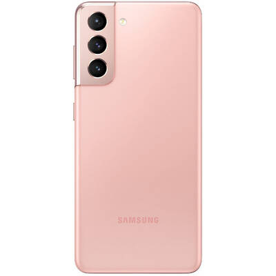 Smartphone Samsung Galaxy S21, 5G Edition, Octa Core, 128GB, 8GB RAM, Dual SIM, 4-Camere, Phantom Pink