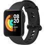 Smartwatch Xiaomi Mi Watch Lite, policarbonat negru, curea TPU negru + GPS, 12 moduri sport, Rezistent la apa, senzor HR, autonomie pana la 9 zile