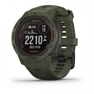 Smartwatch Garmin Instinct Solar Tactical Edition, GPS, Moss