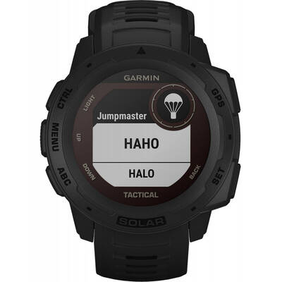 Smartwatch Garmin Instinct Solar Tactical Edition, GPS, Black
