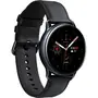 Smartwatch Samsung Galaxy Watch Active 2 (2019), 40 mm, otel negru, curea piele negru, LTE, Wi-Fi, Bluetooth, GPS, NFC, rezistent la apa
