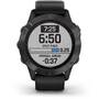 Smartwatch Garmin Fenix 6S PRO, 47 mm, negru, curea silicon negru