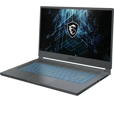 Laptop MSI Gaming 15.6'' Stealth 15M A11SDK, FHD 144Hz, Procesor Intel Core i7-1185G7 (12M Cache, up to 4.80 GHz, with IPU), 16GB DDR4, 1TB SSD, GeForce GTX 1660 Ti 6GB, No OS, Carbon Gray