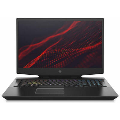 Laptop HP Gaming 15.6'' OMEN 15-dh1005nq, FHD IPS 144Hz, Procesor Intel Core i7-10750H (12M Cache, up to 5.00 GHz), 16GB DDR4, 1TB 7200 RPM + 512GB SSD, GeForce GTX 1660 Ti 6GB, Free DOS, Shadow Black, 4-Zone RGB