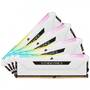 Memorie RAM Corsair Vengeance RGB PRO SL White 32GB DDR4 3200MHz CL16 Quad Channel Kit