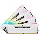 Memorie RAM Corsair Vengeance RGB PRO SL White 32GB DDR4 3200MHz CL16 Quad Channel Kit
