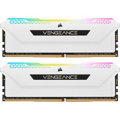 Memorie RAM Corsair Vengeance RGB PRO SL White 32GB DDR4 3600MHz CL18 Dual Channel Kit