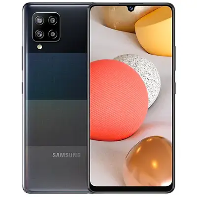 Smartphone Samsung Galaxy A42 (2021), Octa Core, 128GB, 4GB RAM, Dual SIM, 5G, 5-Camere, Prism Dot Black