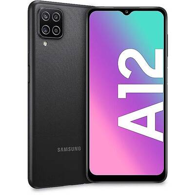 Smartphone Samsung Galaxy A12 (2021), Octa Core, 64GB, 4GB RAM, Dual SIM, 4G, 5-Camere, Black