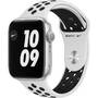 Smartwatch Apple Watch Nike 6, GPS, Carcasa Silver Aluminium 44mm, Pure Platinum/Black Nike Sport Band