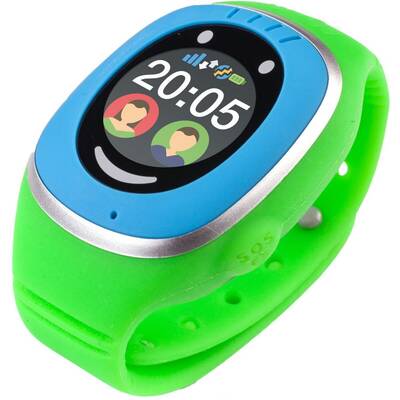 Smartwatch MyKi GPS, touch, Albastru/Verde