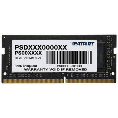 Memorie Laptop Patriot Signature Series DDR4 16GB 2666MHz CL17 SODIMM Single