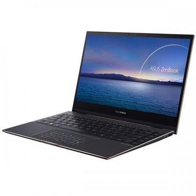 Laptop Asus UX371EA Intel Core i7-1165G7 13.3inch FHD Touch 16GB 512GB M.2 Windows 10 Pro Jade Black