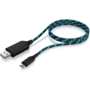 Adaptor Icy Box IB-CB023EL USB 2.0 Type A to USB micro-B electroluminescent cable