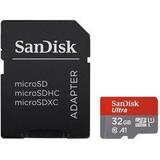 Card de Memorie SanDisk ULTRA microSDHC 32GB 120MB/s A1 Cl.10 UHS-I + ADAPTER