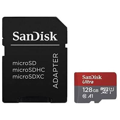 Card de Memorie SanDisk ULTRA microSDXC 128GB 120MB/s A1 Cl.10 UHS-I + ADAPTER