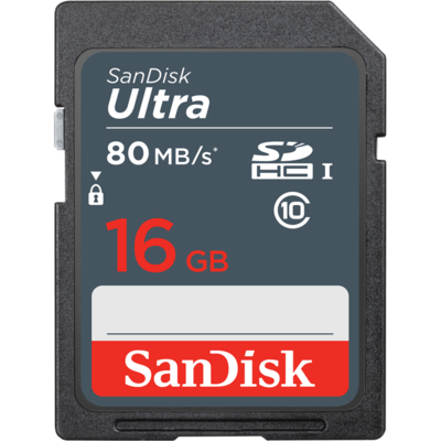 Card de Memorie SanDisk Ultra 16GB SDHC 80MB/s