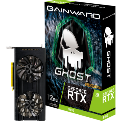 Placa Video GAINWARD GeForce RTX 3060 Ghost OC LHR 12GB GDDR6 192-bit