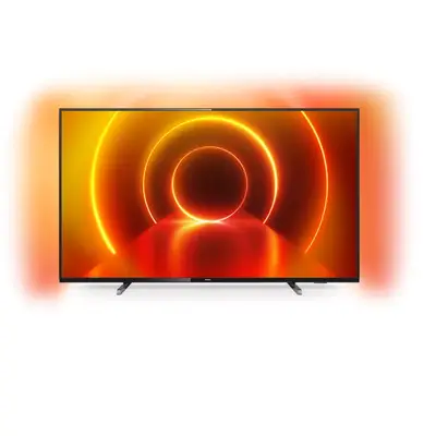 Televizor Philips LED Smart TV 55PUS7805/12 Seria PUS7805/12 139cm gri-negru 4K UHD HDR Ambilight cu 3 laturi