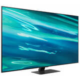 LED Smart TV QLED 65Q80A Seria Q80A 163cm argintiu-negru 4K UHD HDR