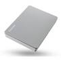 Hard Disk Extern Toshiba Canvio Flex 2TB, 2.5 inch, USB 3.2 Silver