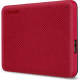 Hard Disk Extern Toshiba Canvio Advance 2TB, 2.5 inch, USB 3.2 Red