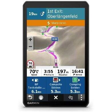Navigatie GPS Garmin GPS Camper 890 8" Live Traffic