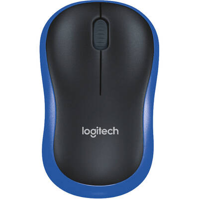 Mouse LOGITECH M185, Wireless, Blue