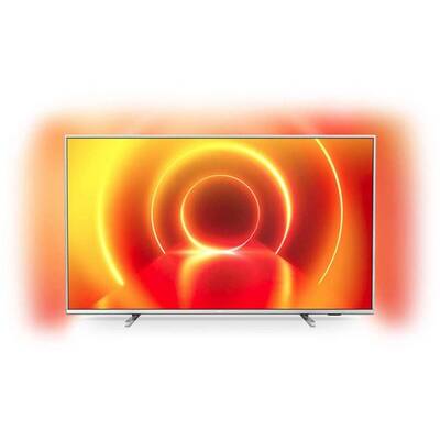 Televizor Philips LED Smart TV 43PUS7855/12 Seria PUS7855/12 108cm argintiu 4K UHD HDR Ambilight cu 3 laturi