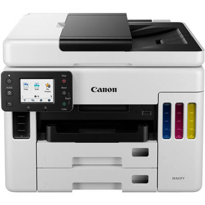 Imprimanta multifunctionala Canon MAXIFY GX7040, InkJet CISS, Color, Format A4, Duplex, Retea, Wi-Fi, Fax