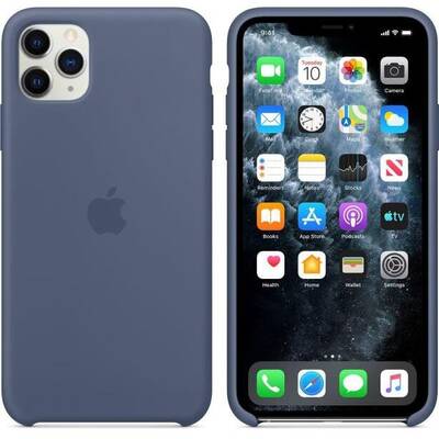 Apple iPhone 11 Pro Max Silicone Case Alk Blue