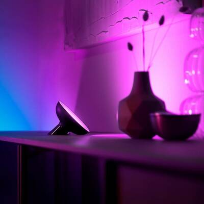 LAMPA LED MASA PHILIPS HUE BLOOM NEGRU