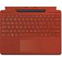 Tastatura Microsoft Wireless Red pentru Surface Pro X cu Pen