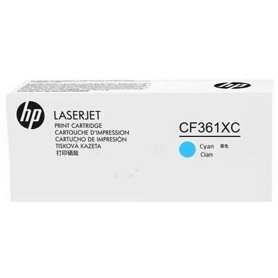 Toner imprimanta HP CF361XC 508X cyan contract 9500 pag LaserJet M552dn, M553dn,n,x, M577
