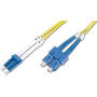 Cablu Assmann DIGITUS LWL patchcable LC/SC 09/125um singelmode Duplex halogenfree cu protocol Galben  3m
