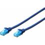 Cablu Assmann DIGITUS CAT 5e U-UTP patch cable PVC AWG 26/7 1 m Albastru