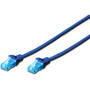 Cablu Assmann DIGITUS CAT 5e U-UTP patch cable PVC AWG 26/7 2 m Albastru