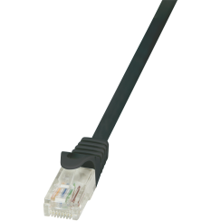 Cablu Assmann DIGITUS CAT 5e U-UTP patch cable PVC AWG 26/7 3 m Negru
