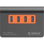 Hub USB Orico M3H4-G2 USB 3.1 Orange