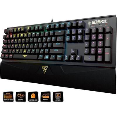 Tastatura Gamdias Gaming Hermes P1 RGB Black Switch Mecanica