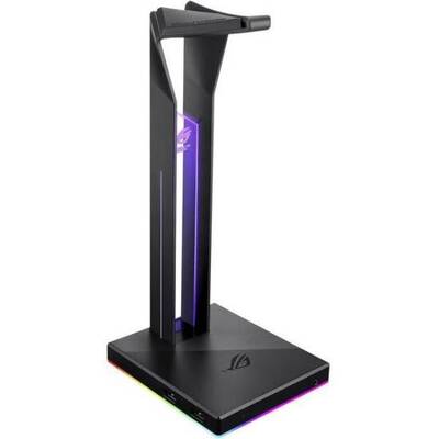 Accesoriu gaming Stand casti ASUS ROG Throne iluminare RGB negru
