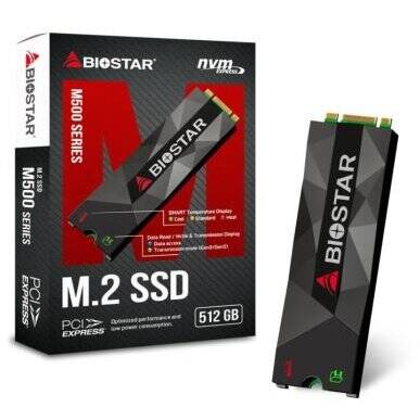 SSD Biostar M.2 M500 512GB PCI-E Gen3x2