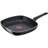 Tigaie grill Tefal Simple Cook, Thermo-Signal, invelis antiaderent din titan, 26X26 cm