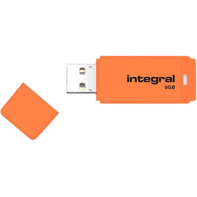 Memorie USB Integral Neon Orange 8GB USB 2.0